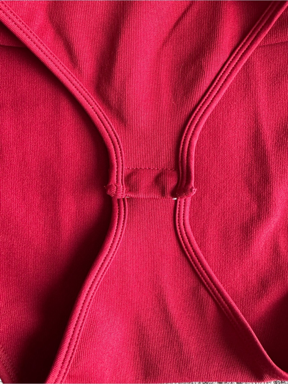 ♥️💋 Ribbed Square-Neck One-Piece Bodysuit Size XL - Picture 5 of 9